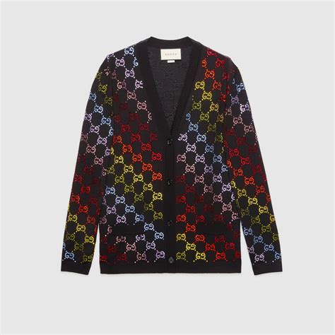 gucci rainbow cardigan